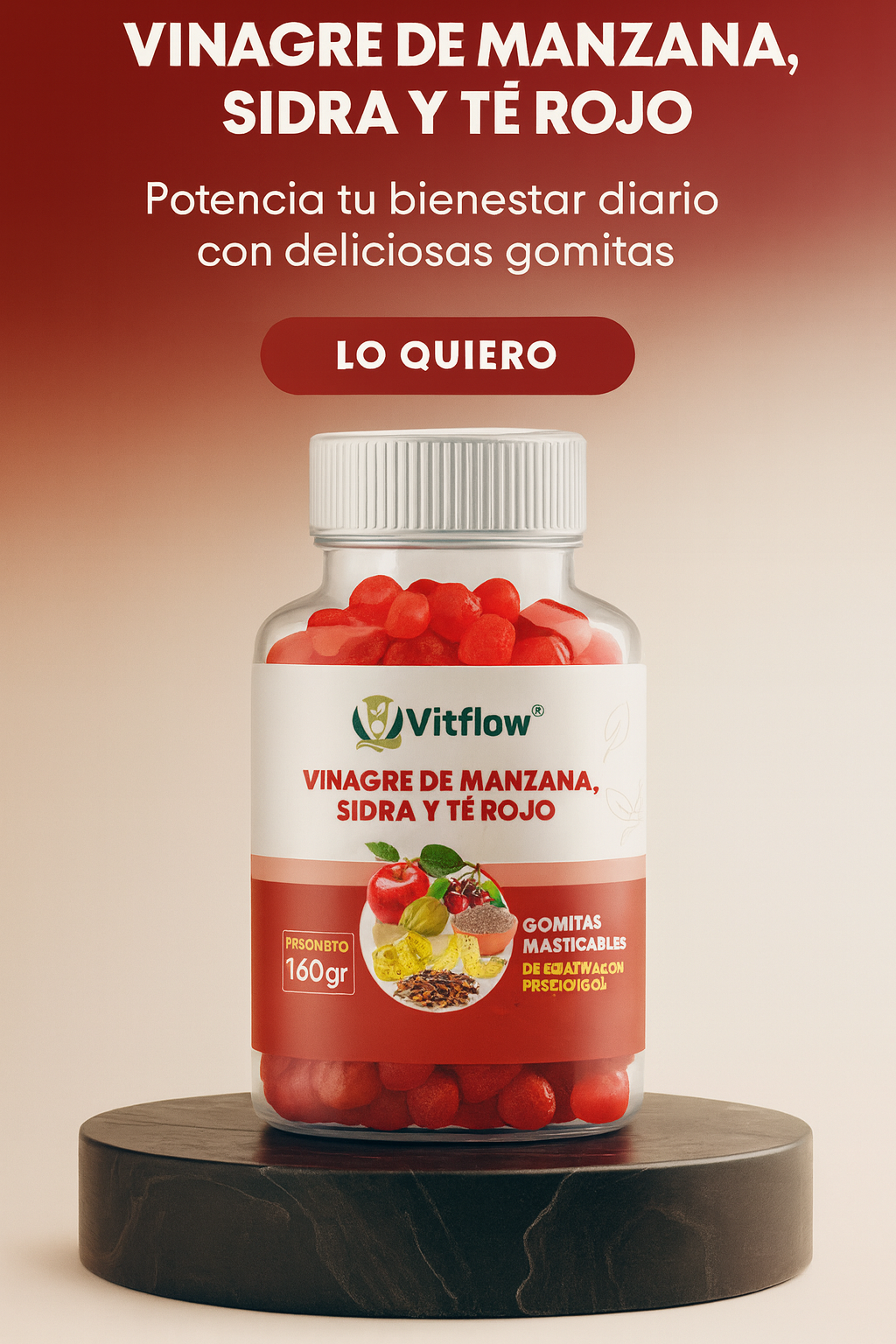 Gomitas de Vinagre de Manzana 🌿🍎 x 160 g